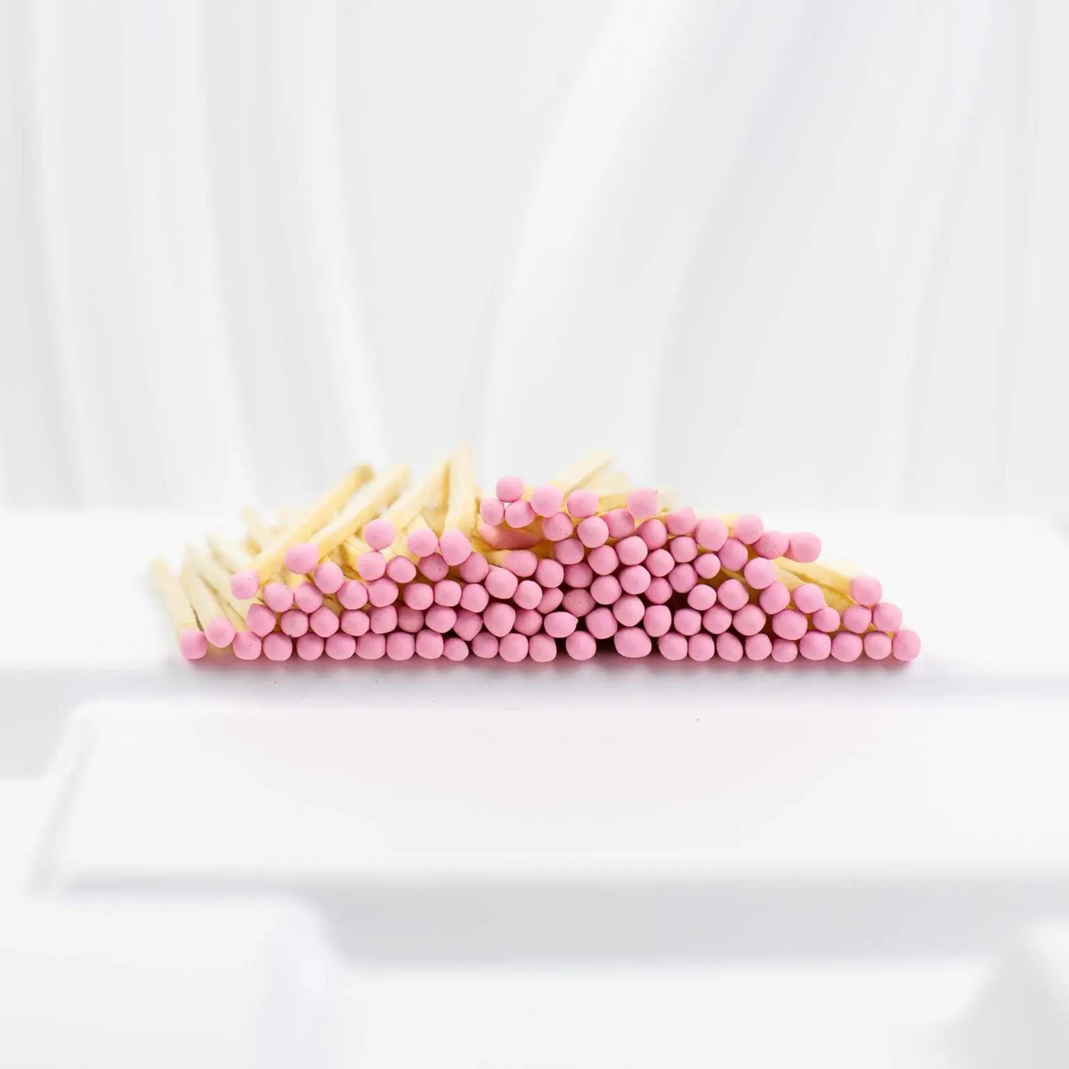 Handmade Match Pot with 100 Long Matches - Striking Surface Underneath